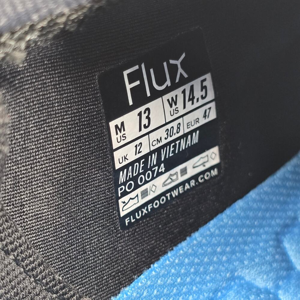 Flux Footwear Adapt Trail Runner Shoes Mens 13 Gray Outdoor Hiking Sneakers